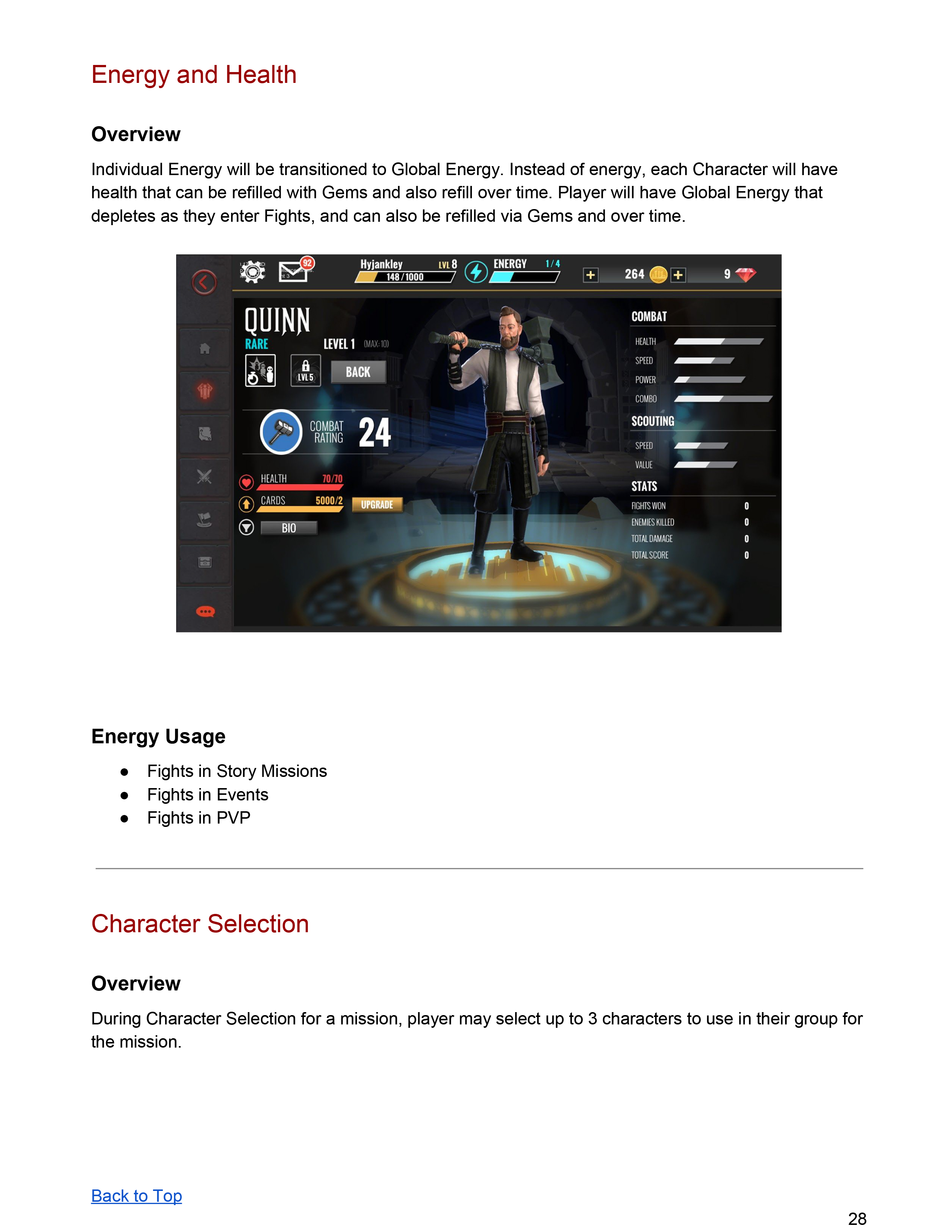ITBC Endless Single Player Components